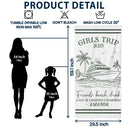 Gift For Bestie, Beach, Summer, Happy, Gift For Women - Girls Trip A Lot Of Laughter & Memories - Personalized Beach Towel