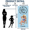 Travel,Summer,Beach,Gift For Bestie - Girls Trip Lot Of Memories - Personalized Beach Towel