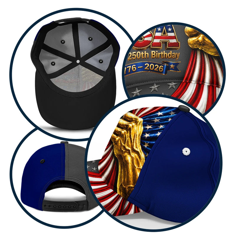 America 250th,Independence Day,Top Market,Gift For Yourself,Proud,Icon - God Bless America - Personalized Classic Cap