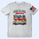 America 250th,Independence Day,Gift For Yourself,Proud,Custom Text - God Bless America - Personalized T Shirt