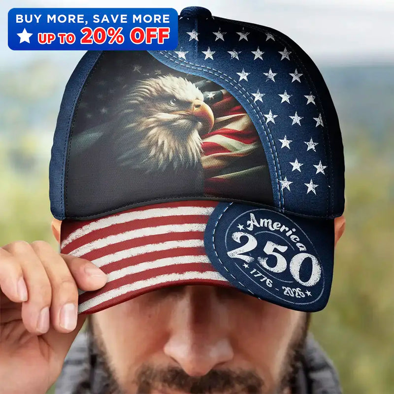 God Bless America 250 Eagle - Classic Cap