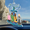 Memorial,Sad - God Has You In His Arms - Personalized Acrylic Car Hanger