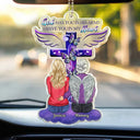Memorial,Sad - God Has You In His Arms - Personalized Acrylic Car Hanger