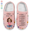 Christmas,Christian,Gift For Yourself - God Say I Am Bible - Personalized Fluffy Slippers