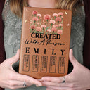 Christian,Gift For Wife,Gift For Girlfriend,Gift For Yourself,Gift For Women,Gift For Aunt,Gift For Mother,Gift For Grandma,Gift For Sisters,Gift For Bestie - God Say You Are Spring Flowers - Personalized Leather Journal