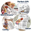 Gift For Yourself, Gift For Women, Happy - God Says I Am Bible Blanket - Personalized Fleece Blanket, Sherpa Blanket