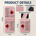 Reading, Gift For Yourself, Happy - God Says I Am Bible Bookmark - Personalized Leather Magnetic Bookmark