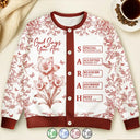 Gift For Yourself,Gift For Women,Christmas,Happy,Christian - God Says I Am Toile De Jouy Flower - Personalized Cardigan