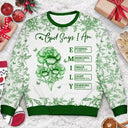 Gift For Yourself,Gift For Women,Christmas,Happy,Christian, Top Market - God Says I Am Toile De Jouy Flower - Personalized Unisex Ugly Sweater