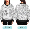 Gift For Yourself,Gift For Women,Christmas,Happy,Christian, Top Market - God Says I Am Toile De Jouy Flower - Personalized Unisex Ugly Sweater
