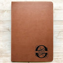 Gift For Yourself - Vintage Monogram Styles - Personalized Leather Journal
