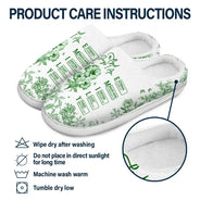 Gift For Yourself,Gift For Wife,Gift For Girlfriend,Gift For Aunt,Gift For Women,Gift For Mother,Gift For Grandma,Gift For Daughter,Gift For Sibling,Gift For Sisters,Gift For Bestie,Christian - God Says You Are Toile Style - Personalized Fluffy Slippers