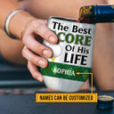 Verre à vin personnalisé pour couple de golfeurs, meilleur score, cadeau pour couple