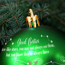 Gift For Bestie,Christmas,Happy,Gift For Sisters - Good Friends Are Like Stars - Personalized Ball Ornament