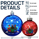 Gift For Bestie,Christmas,Happy,Gift For Sisters - Good Friends Are Like Stars - Personalized Ball Ornament