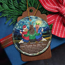 Gift For Bestie,Gift For Sisters,Love,Christmas - Good Friends Are Like Stars - Personalized Circle Glass Ornament