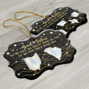 Gift For Sisters,Gift For Bestie,Love,Long Distance - Good Friends Are Like Stars 3D Nacre Effect - Personalized Medallion Ceramic Ornament