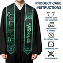 Graduation,Happy,Gift For Yourself,Gift For Women,Gift For Men,Gift For Daughter,Gift For Son,Gift For Bestie - Grad With Words Of Faith And Strength - Personalized Stoles