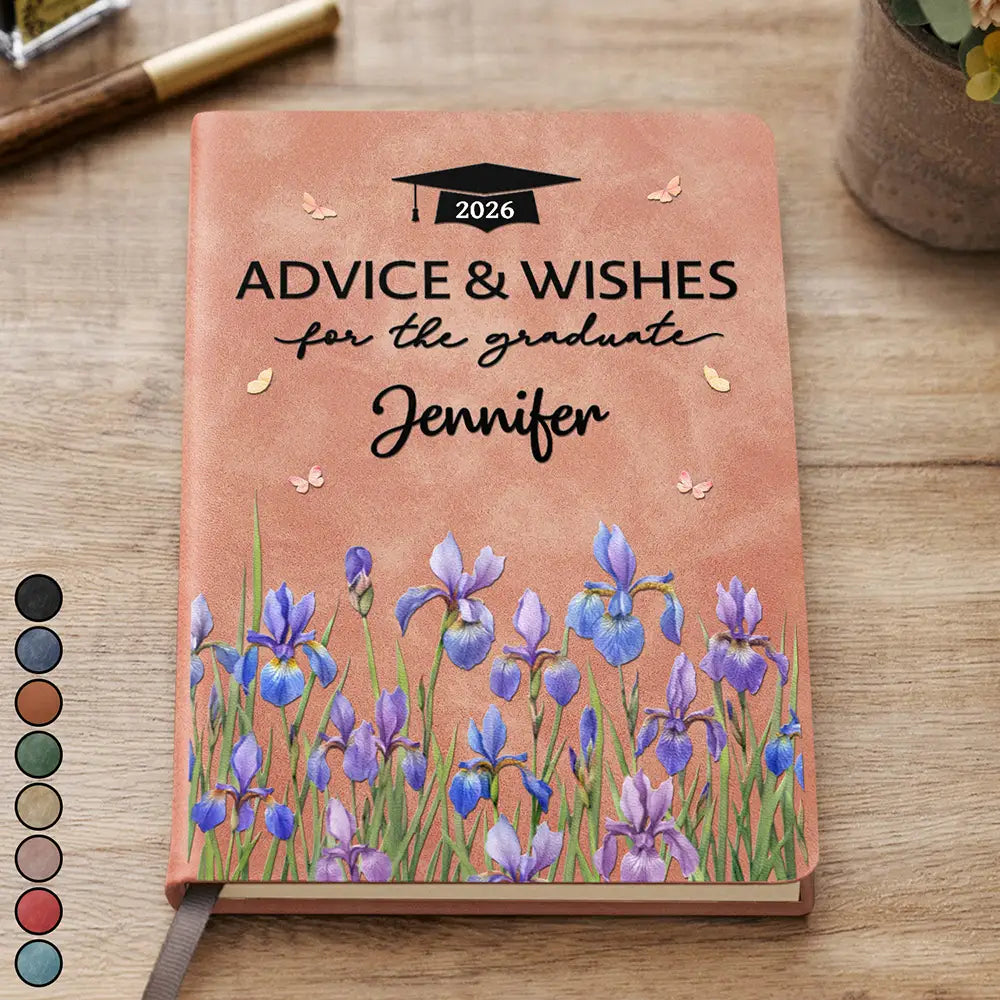 Graduation Advice And Wishes To The Grad - Personalized Leather Journa ...