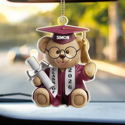 Graduation Acrylic Car Hanger