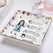 Graduation,Gift For Yourself,Gift For Women,Gift For Men,Happy - Graduation Motivation God Has Great Plans For You - Personalized Ring Dish
