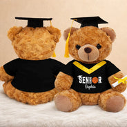 Graduation,Gift For Daughter,Dad - Daughters (Adult),Mom - Daughters (Adult),Happy,Dad - Sons,Gift For Son,Mom - Sons,Basketball - Graduation Sport Senior - Personalized Teddy Bear