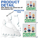 Gift For Grandpa,Gift For Grandma,Gift For Grandparents,Happy,Parents,Christmas - Grandkids Christmas Tree Cake 3D Effect - Personalized Custom Shaped Acrylic Ornament