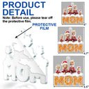 Gift For Grandma,Grandma - Grandkids,Gift For Mother,Single Mom,Mom - Children,Mom - Sons,Mom - Daughters (Young),Mom - Daughters (Adult),Christmas,Happy - Grandma Mom 3D Effect - Personalized Custom Shaped Acrylic Ornament