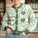 Gift For Mother,Gift For Grandma,Love - Grandma Mom Toile De Jouy - Personalized Cardigan