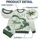 Gift For Grandma,Christmas - Grandma Mom Toile De Jouy - Personalized Unisex Ugly Sweater