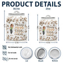 Gift For Mother,Gift For Grandma,Love,Baking  - Grandma Never Runs Out Of Kisses Or Cookies - Personalized Cookie Jar