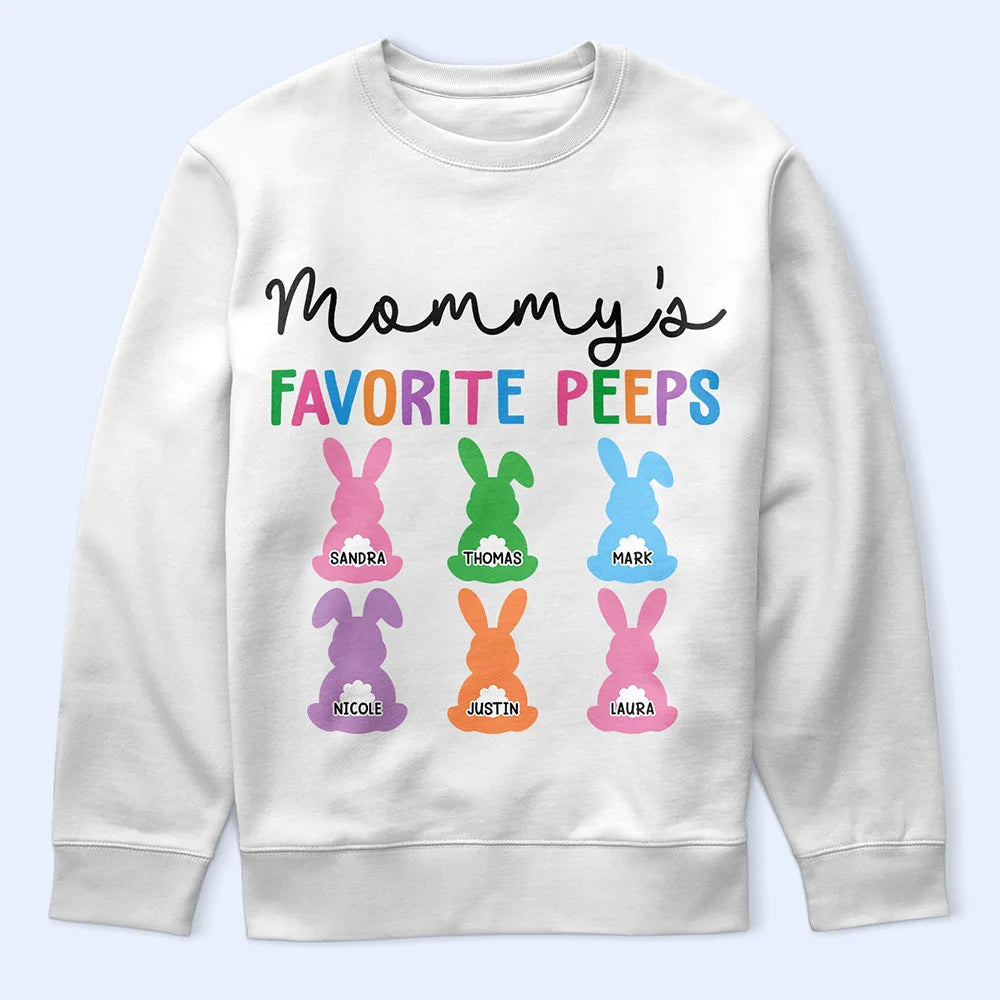 Grandma's Favorite Peeps - Personalized T Shirt