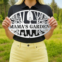 Happy,Gift For Grandma,Gift For Mother,Cooking,Gift For Women,Gift For Yourself,Gardening - Grandma's Garden - Personalized Cutout Metal Sign