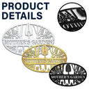 Happy,Gift For Grandma,Gift For Mother,Cooking,Gift For Women,Gift For Yourself,Gardening - Grandma's Garden - Personalized Cutout Metal Sign