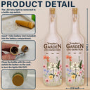 Gift For Mother,Gift For Grandma,Grandma - Grandkids,Happy - Grandma's Garden Love Grows Here - Personalized Bottle Light