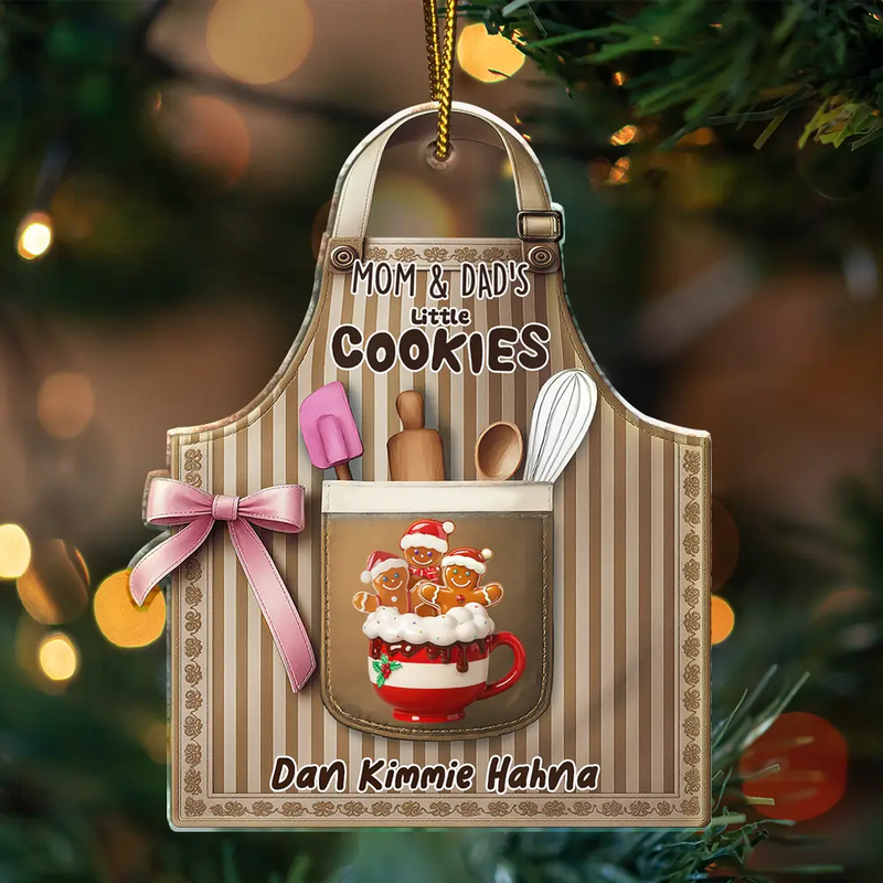 Gift For Grandma,Gift For Grandparents,Christmas,Love - Grandma's Perfect Patch - Personalized Custom Shaped Acrylic Ornament