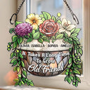 Happy,Gift For Bestie,Old Best friends,Gift For Sisters,Christmas - Grow An Old Friend Birth Flower - Personalized Window Hanging Suncatcher Ornament
