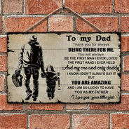 Panneau rectangulaire en bois personnalisé « Guitare Being There For Me »