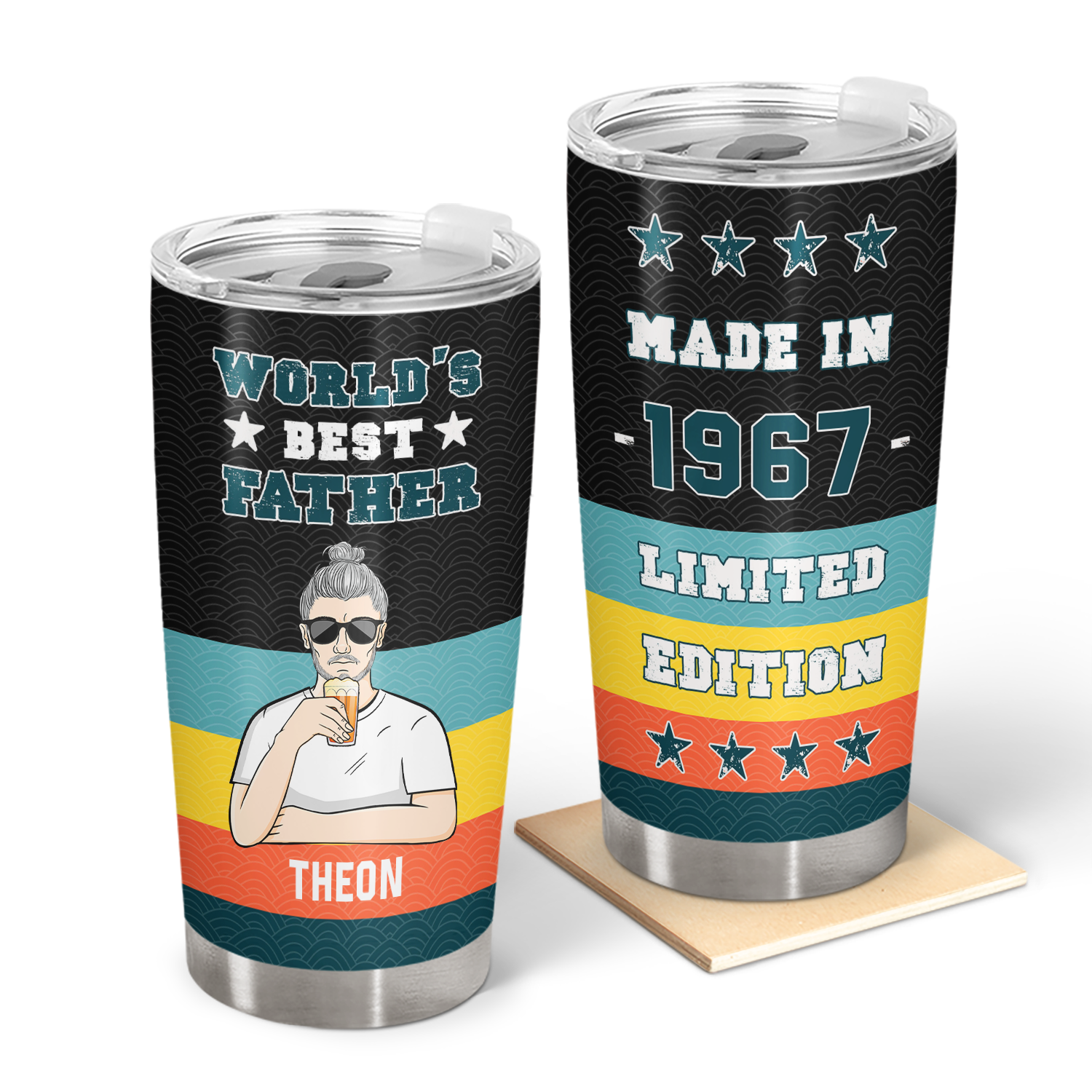 Best Father Limited Edition - Gift For Father - Personalized Custom Tumbler