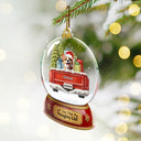 Dog Lovers,Christmas,Funny,Pet Lovers - Snowball Have Yourself A Furry Little Christmas - Personalized Custom Shaped Acrylic Ornament