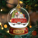 Dog Lovers,Christmas,Funny,Pet Lovers - Snowball Have Yourself A Furry Little Christmas - Personalized Custom Shaped Acrylic Ornament