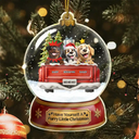 Dog Lovers,Christmas,Funny,Pet Lovers - Snowball Have Yourself A Furry Little Christmas - Personalized Custom Shaped Acrylic Ornament