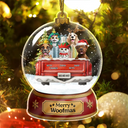 Dog Lovers,Christmas,Funny,Pet Lovers - Snowball Have Yourself A Furry Little Christmas - Personalized Custom Shaped Acrylic Ornament