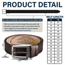 Gift For Couples,Gift For Husband,Gift For Boyfriend,Funny,Gift For Men - Funny Couple I Love You For Your Personality - Personalized Engraved Leather Belt