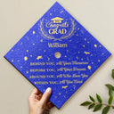 Graduation,Gift For Yourself,Gift For Daughter,Gift For Son,Gift For Kids,Gift For Bestie,Happy - Behind You All Memories Congrats Grad - Personalized Graduation Cap Topper