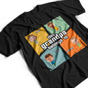 Gift For Grandpa,Gift For Father - Custom Photo This Papa Belongs To Fun Dad Grandpa - Personalized T Shirt