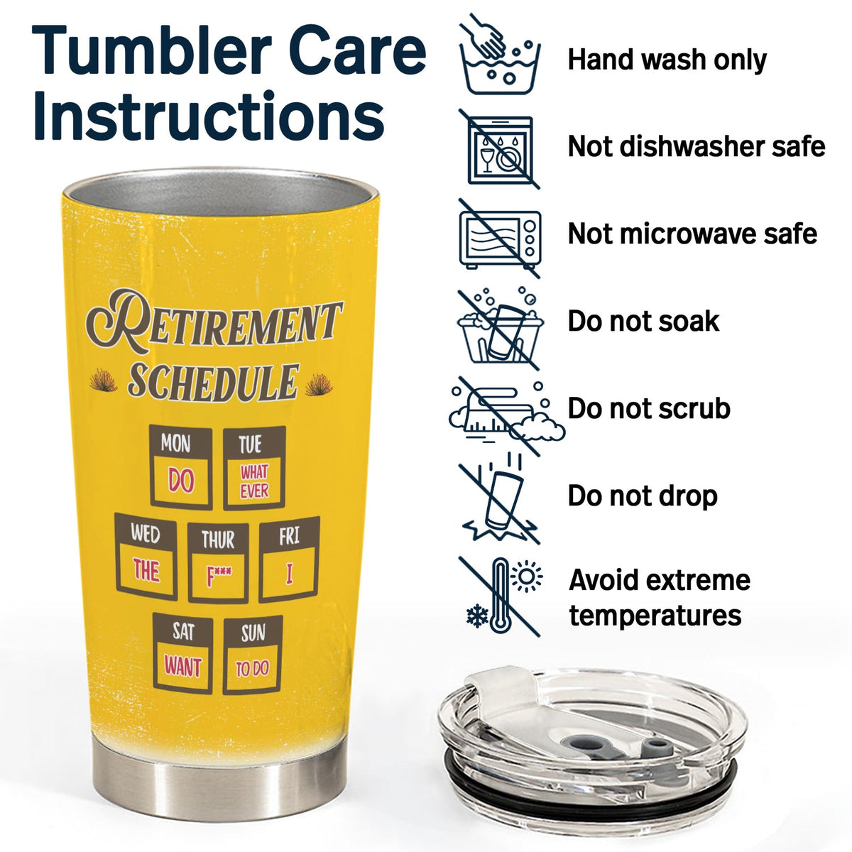 The Legend Has Retired Retirement Schedule - Gift For Grandpa, Grandma - Personalized Custom Tumbler