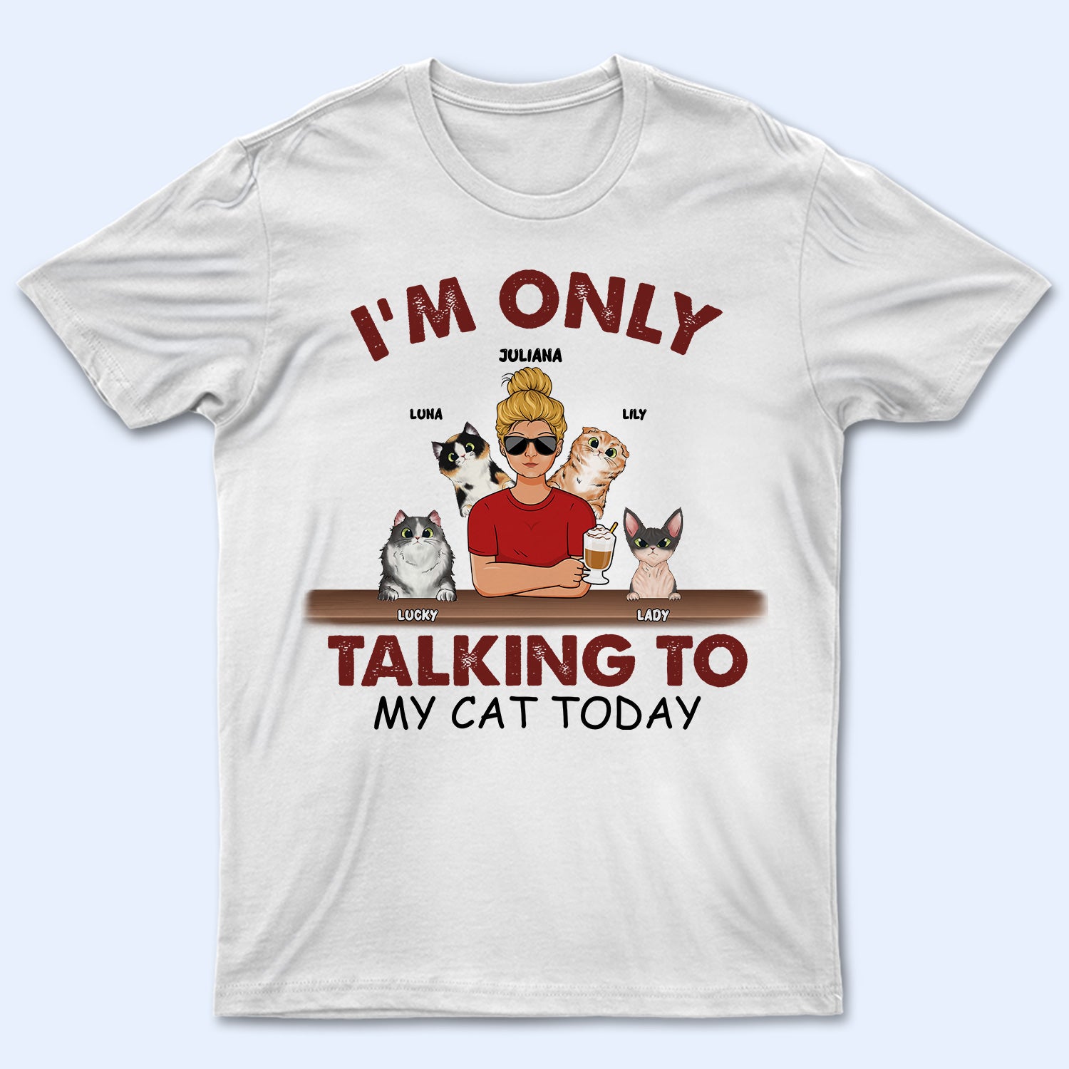 I Only Talking To My Dog - Gift For Dog Lovers - Personalized Custom T Shirt