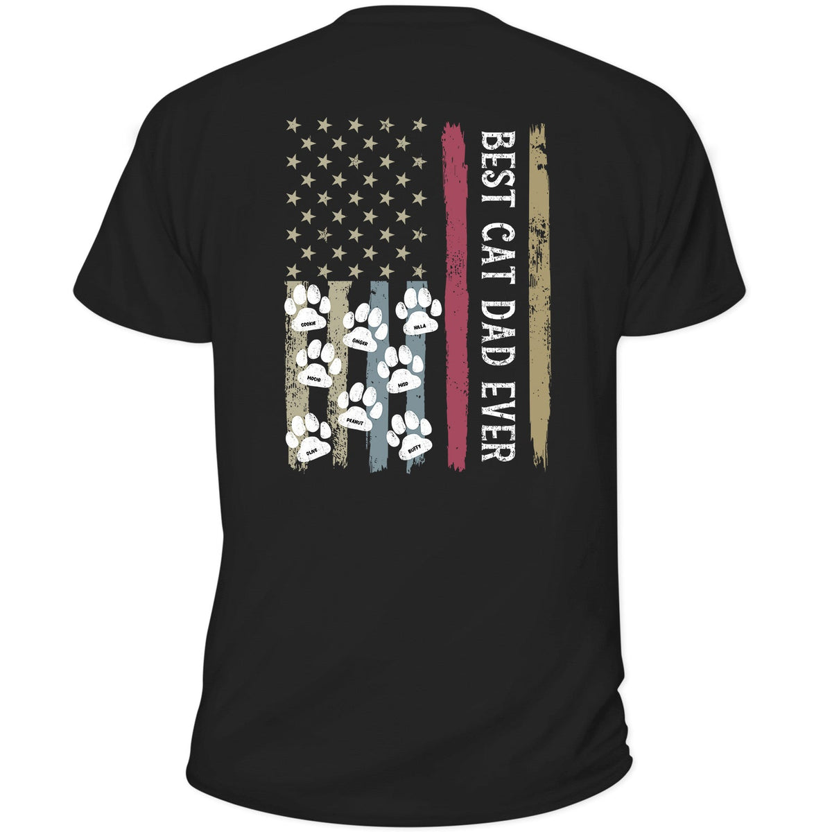 Best Dog Dad Cat Dad Dog Mom Cat Mom - Birthday, Loving Gift For Father, Mother, Pet Lovers - Personalized Custom T Shirt