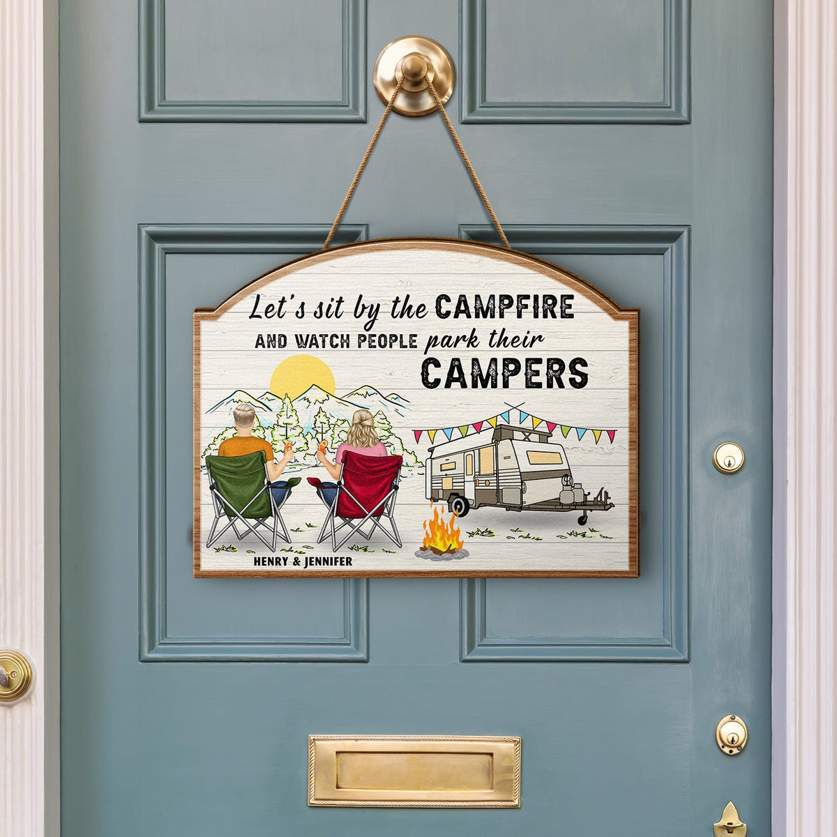 Home Is Where We Park It - Gift For Camping Lovers - Personalized Cust ...